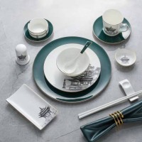 骨瓷餐具擺臺套盤