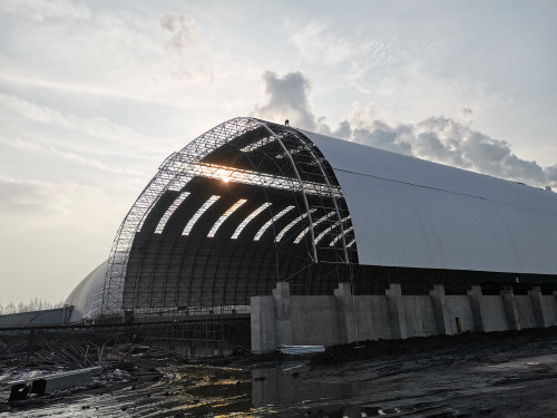 利港电厂煤场封闭工程价格_图片_参数-烽火台