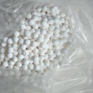 提供基本參數：孔容0.5/低堆比0.5/吸水率高的氧化鋁球催化劑載體