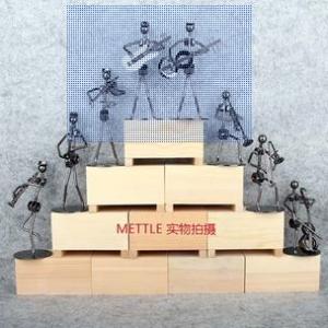 mettle 創意禮品 生日禮物 小鐵人 樂隊 家居擺設 高檔擺件