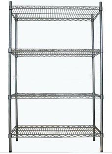 家用四層碳鋼鍍鉻置物架