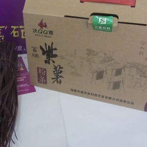 沃"QQ"糧 中盛農(nóng)科 富硒紫薯粉條精包裝（750g/盒）