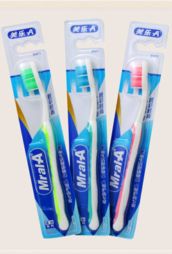 揚州牙刷廠家供應品牌牙刷美樂A2002軟毛牙刷