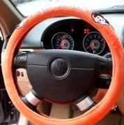 可愛卡通汽車把套 新款蒙奇奇汽車方向盤套 把手套 三色可選