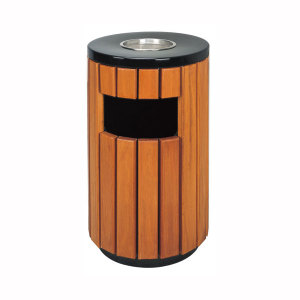 供應戶外環(huán)保不銹鋼雙桶垃圾箱