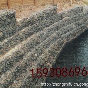 熱鍍鋅涂塑綠格網 梯形坡加固防護綠格網墊 PVC綠格網箱擋土墻