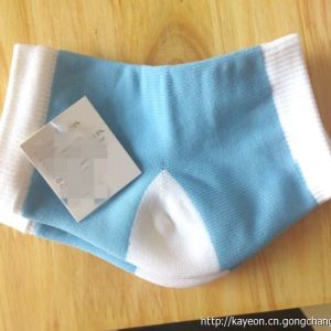 現貨腳部護理凝膠后跟襪外貿原單保濕護跟襪藍白/款gel heel sock