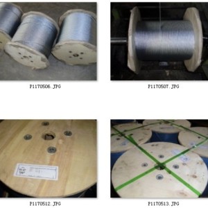 鋼絲繩 鍍鋅鋼絲繩 光面鋼絲繩 鋼結構專用涂塑小股