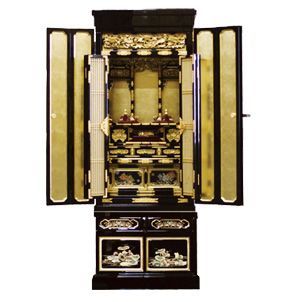 供應(yīng)[日本工藝] 24k金箔雕刻佛龕|定做佛龕