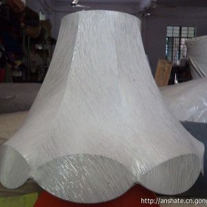 現(xiàn)貨廠家供應(yīng)臺(tái)燈燈罩27S漂白流星雨夾絲材料