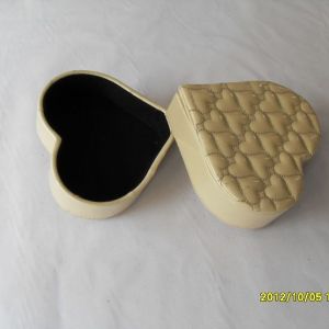 大容量時尚多層心型PVC化妝盒