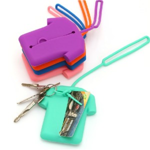廠家熱銷環(huán)保耐用 運動型鑰匙包 實用的優(yōu)質(zhì)硅膠IC卡包