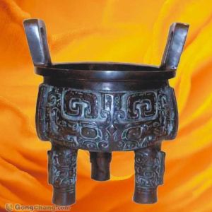 供應工藝品周原仿古青銅器 寶鼎