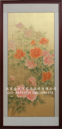 北京金天下訂制金箔畫