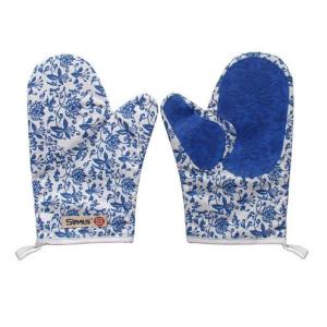 供應青花番蓮紋布藝隔熱手套