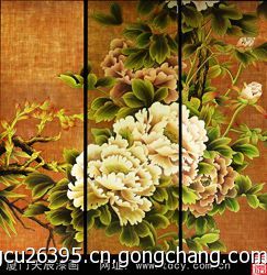 廈門天辰漆畫，磨漆畫，純手工畫，金箔畫，屏風(fēng)，酒店會所漆畫