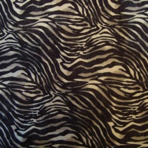 供應針織毛腈雙面布斑馬紋印花