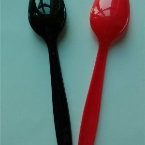 可生物降解的五顏六色的塑料勺