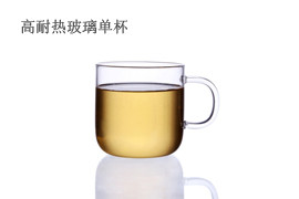 CORUSO高耐熱玻璃單杯帶把手