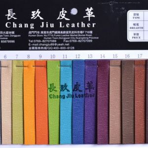 供應意大利環保熱壓變色PU電子包裝革CJ359