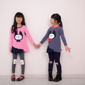 外貿童裝 咪呢皮特2014年新春款韓版女童連衣裙 純棉拼接童裙批發