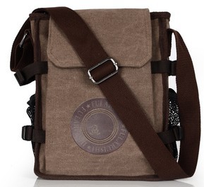 韓版潮時尚休閑帆布我單肩斜挎小包旅行運動包批發