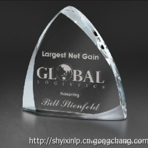 供應上海水晶獎杯，進口水晶定制，高爾夫水晶獎杯