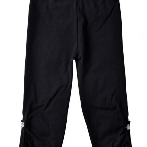 FUNKYBABE外貿品牌童裝夏2014女童純色百搭純棉打底褲七分褲批發