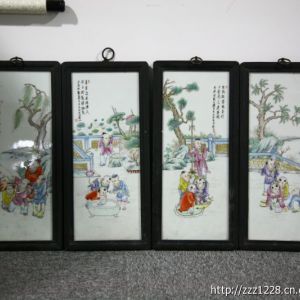 珠山八友瓷板畫鑒定