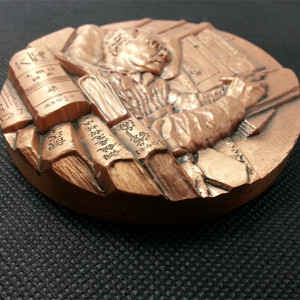 定做紫銅章 浮雕大銅章 立體感強浮雕效果