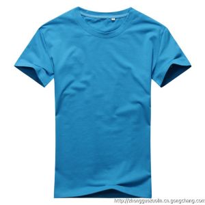 藍色空白T恤批發 DIY 定制