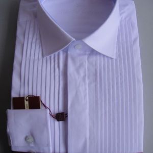 男式細折襯衫