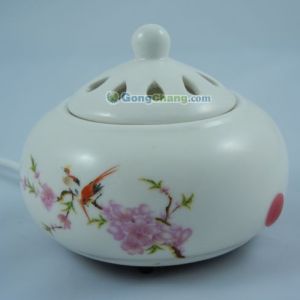 供應廠家直銷/優雅小蘭花/恒溫90度香熏爐/精油熏香爐/防干燒