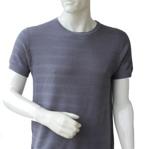 廣東省東莞市汨希爾品牌量身定做短袖涼爽休閑時尚男裝針織衫