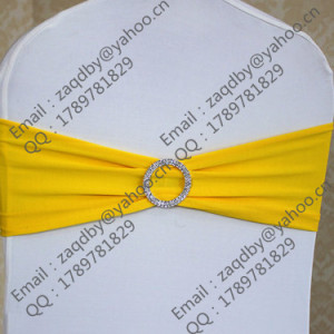 雙排鑲鉆婚慶，酒店萊卡彈力椅套綁帶