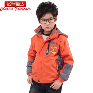 2013年經(jīng)典童話秋款童裝男童連帽外套夾克運(yùn)動(dòng)裝韓版登山服沖鋒衣