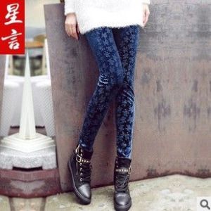 2013秋款時尚打底褲 金絲絨鬼頭平板褲 百搭修身九分褲 廠家批發