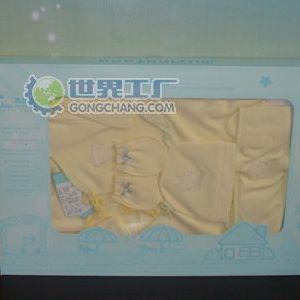 供應(yīng)提花雙面哈衣四件套