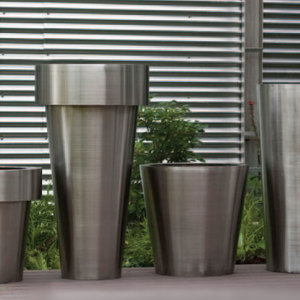 供應不銹鋼花盆，不銹鋼花桶，不銹鋼花箱，不銹鋼花器
