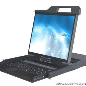 LCDKVM多電腦切換器 鍵鼠顯示器一體