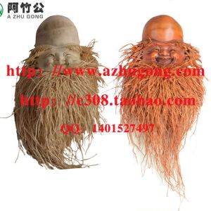 廣西貴州竹根雕掛件 壽星老人 家居裝飾品 旅游景點紀念品批發