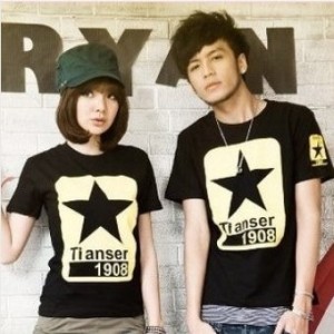 廠家直批 夏季便宜情侶款T恤