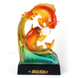 唐朝禮品 風水擺件 水琉璃 福利禮品 鴻運連連