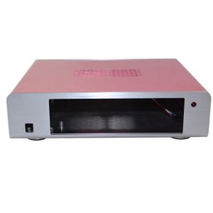 機箱批發 高清HTPC全鋁機箱艾崴 ITX機箱+120W電源迷你小機箱電源