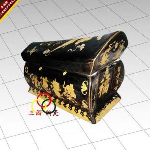 烏金釉龍福骨灰盒