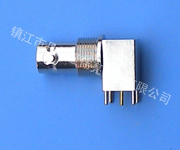 現(xiàn)貨供應(yīng)優(yōu)質(zhì)全銅彎式BNC連接器配螺母式視頻母座