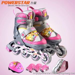 力星麥咭溜冰鞋套裝 帶頭盔護(hù)具 廠家直銷