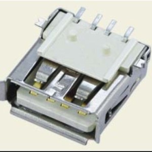 USB A F SMT型青蛙腳全貼式014-009