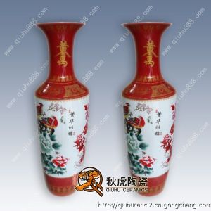 供應(yīng)景德鎮(zhèn)麥桿畫大花瓶