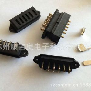 電動(dòng)自行車(chē)鋰電池6芯充電口電源插座插頭連接器15A